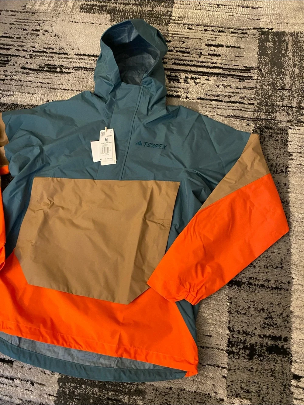New Men’s Adidas TERREX XPLORIC 2.5L CLIMAPROOF ANORAK Medium